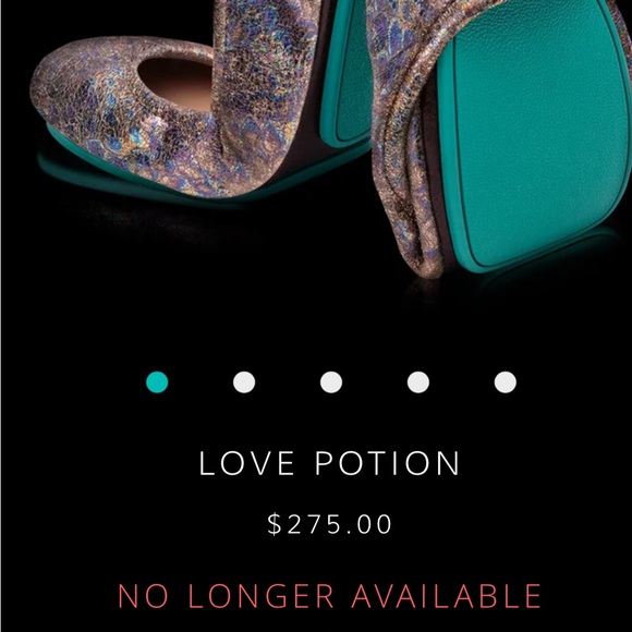 Tieks “Special Edition” LOVE POTION No longer available Orig $350.. $128 firm - Picture 11 of 11